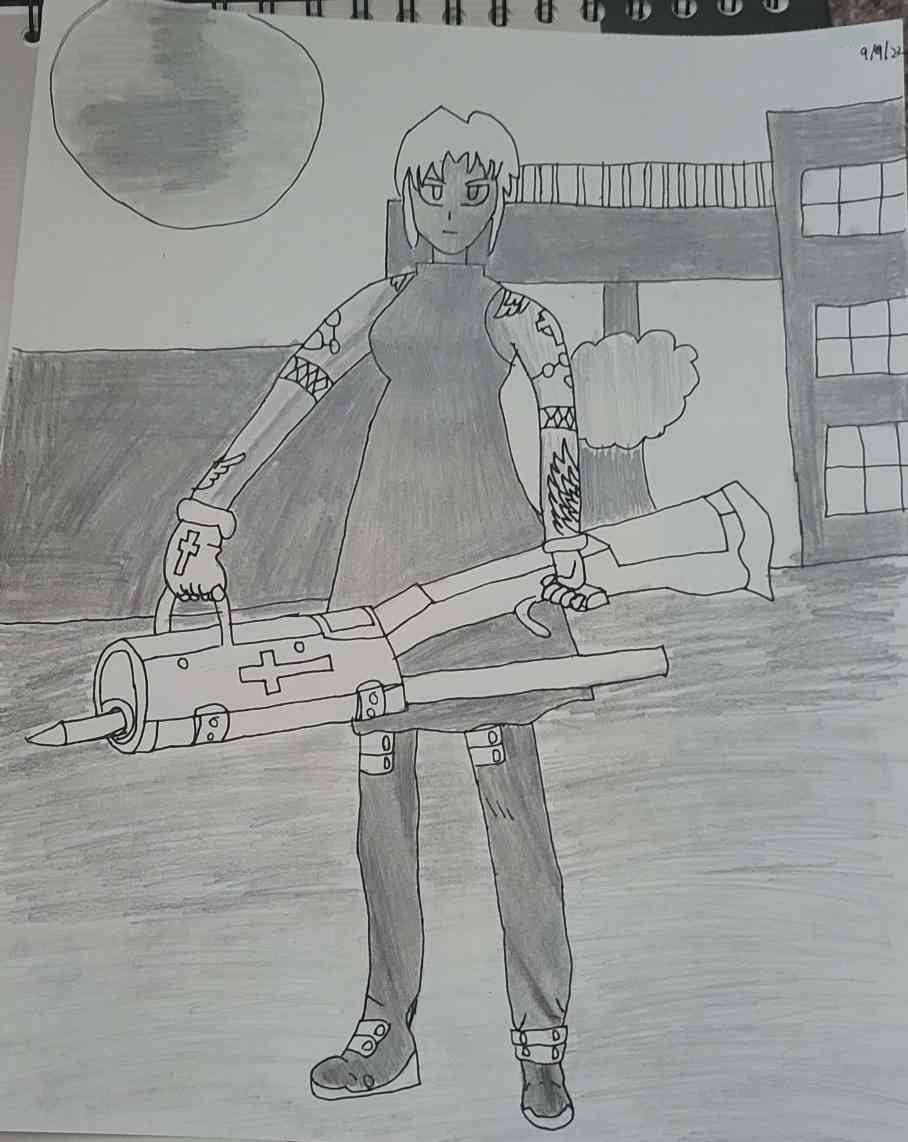 Ciel with gun